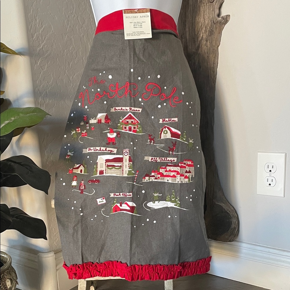 Goldberg Interiors Holiday Apron NWT